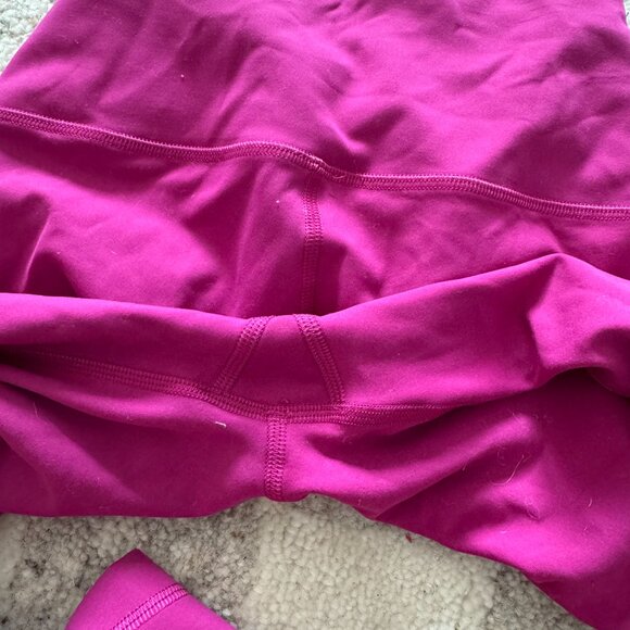 Lululemon Wunder Train High-Rise Tight 25" Magenta Purple - Picture 3 of 3